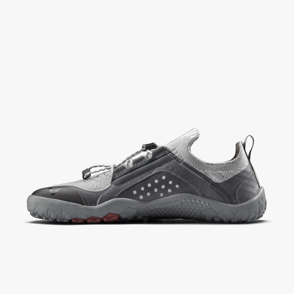 Vivobarefoot Primus Trail Knit FG Womens in Ultimate Grey - Picture 3 of 8